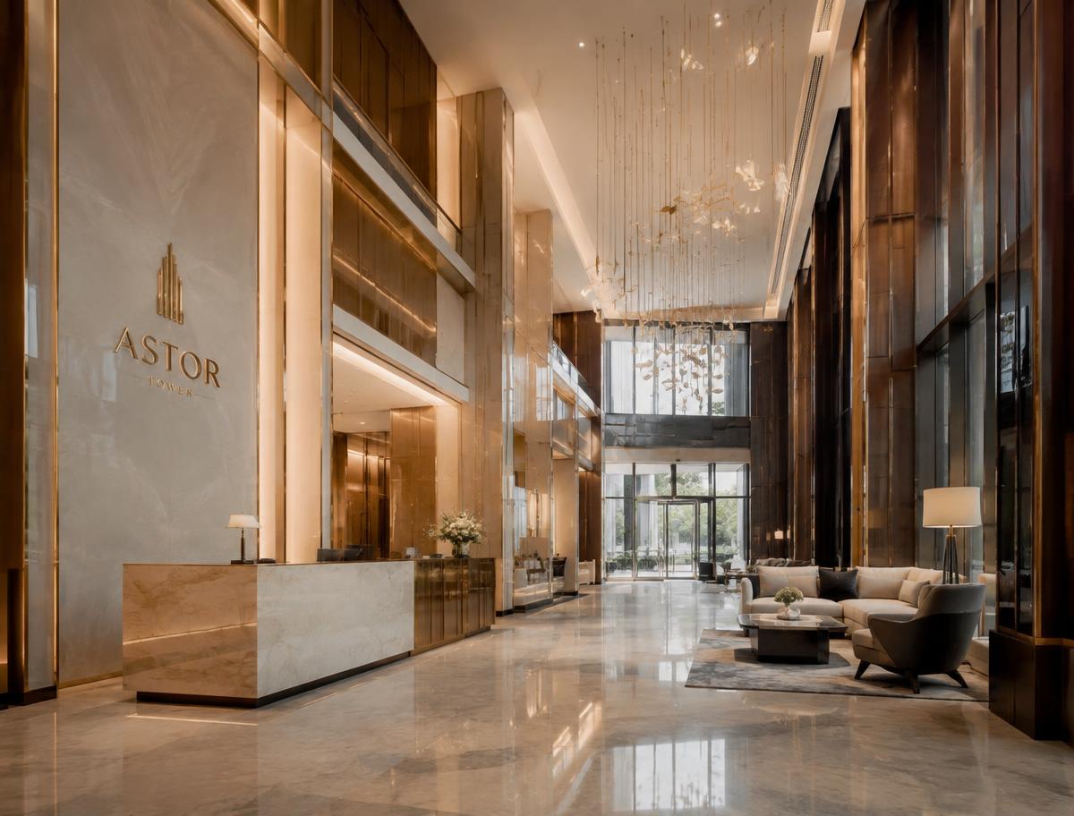 Godrej Verano grand entrance lobby